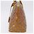 Louis Vuitton Fascination Lockit Patent Lambskin BB Marrone - vista 3