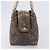 Borsa a tracolla CHANEL Wild Stitch Chain in pelle marrone e oro CC Auth yk20765V D'oro - vista 3