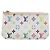LOUIS VUITTON Monogram Multicolor Pochette Cles Purse White M28388 Auth yk20719M Bianco - vista 13