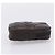 CHANEL Cambon Line Matelasse Pouch Leather Dark Brown Silver CC Auth 200180A Argento Marrone scuro - vista 4