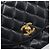 Borsa a tracolla CHANEL Chain Matelasse in pelle d'agnello nera e oro CC Auth yk20836SAM Nero D'oro - vista 19