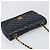 Borsa a tracolla CHANEL Chain Matelasse in pelle d'agnello nera e oro CC Auth yk20836SAM Nero D'oro - vista 6