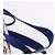 Zaino CHANEL Matelasse Nylon Blu Argento CC Auth 198652M - vista 15