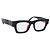 LOUIS VUITTON Occhiali da sole Charleston Justin Plastica Nero Z1244E LV Auth 200174M Argento