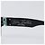 LOUIS VUITTON Occhiali da sole Charleston Justin Plastica Nero Z1244E LV Auth 200174M Argento - vista 9