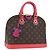 LOUIS VUITTON Monogram Totem Alma PM Hand Bag Red Flamingo LV Auth 199111SAM Rosso Monogramma