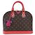 LOUIS VUITTON Monogram Totem Alma PM Hand Bag Red Flamingo LV Auth 199111SAM Rosso Monogramma - vista 13