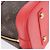 LOUIS VUITTON Monogram Totem Alma PM Hand Bag Red Flamingo LV Auth 199111SAM Rosso Monogramma - vista 8