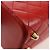Borsa CHANEL Mademoiselle Chain Matelasse in pelle d'agnello rossa e oro CC Auth 196580SV Rosso D'oro - vista 16