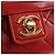 Borsa CHANEL Mademoiselle Chain Matelasse in pelle d'agnello rossa e oro CC Auth 196580SV Rosso D'oro - vista 18