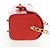 Borsa CHANEL Mademoiselle Chain Matelasse in pelle d'agnello rossa e oro CC Auth 196580SV Rosso D'oro - vista 4