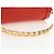 Borsa CHANEL Mademoiselle Chain Matelasse in pelle d'agnello rossa e oro CC Auth 196580SV Rosso D'oro - vista 7