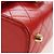 Borsa CHANEL Mademoiselle Chain Matelasse in pelle d'agnello rossa e oro CC Auth 196580SV Rosso D'oro - vista 8