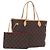 Borsa Tote LOUIS VUITTON Monogram Neverfull MM M40156 LV Auth am12488SAM Monogramma