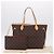 Borsa Tote LOUIS VUITTON Monogram Neverfull MM M40156 LV Auth am12488SAM Monogramma - vista 12