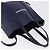 BALENCIAGA Everyday XXS Hand Bag Leather 2way Navy Silver 551815 Auth 197884V Argento Blu navy - vista 6