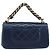 CHANEL Borsa a Tracolla Matelassé con Catena in Pelle 2way Navy Gold CC Auth 197156V D'oro Blu navy - vista 2