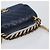 CHANEL Borsa a Tracolla Matelassé con Catena in Pelle 2way Navy Gold CC Auth 197156V D'oro Blu navy - vista 7