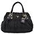 Borsa a mano arricciata PRADA Nylon 2way Nero Oro Auth 199147V D'oro - vista 13