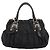 Borsa a mano arricciata PRADA Nylon 2way Nero Oro Auth 199147V D'oro - vista 2