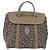 Borsa a mano SAINT LAURENT in pelle e PVC Beige Auth ka5883 - vista 13