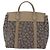 Borsa a mano SAINT LAURENT in pelle e PVC Beige Auth ka5883 - vista 2