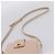 Borsa a tracolla Salvatore Ferragamo Gancini in pelle rosa e oro Auth ka5915A D'oro - vista 8