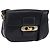 Céline CELINE Borsa a spalla Horse Carriage in pelle nera e oro Auth 199572 Nero D'oro