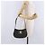 Céline CELINE Triomphe Medium Tilley Bag Borsa a tracolla PVC Black Auth SW2664SAM Nero - vista 22