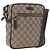 Borsa a tracolla GUCCI GG Supreme PVC Beige Gold 233268 Auth 197812 D'oro