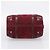 Céline Borsa Boston CELINE Macadam Canvas Suede Bordeaux Gold Auth 199667 D'oro Bordò - vista 5