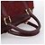 Céline Borsa Boston CELINE Macadam Canvas Suede Bordeaux Gold Auth 199667 D'oro Bordò - vista 7