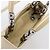 Borsa Christian Dior Maris Pearl Patent 2way Beige Silver Auth ep15732 Argento - vista 6
