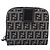 Portafoglio FENDI Zucchino Canvas Navy Silver Auth 200177 Argento Blu navy - vista 13