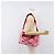 Borsa a Mano Miu Miu Canvas 2way Pink Gold Auth 199590M Rosa D'oro - vista 26