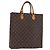 LOUIS VUITTON Monogram Sac Plat Hand Bag M51140 LV Auth ka5853 Monogramma