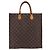 LOUIS VUITTON Monogram Sac Plat Hand Bag M51140 LV Auth ka5853 Monogramma - vista 13