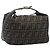 Borsa a mano Vanity FENDI Zucca Canvas Marrone Tono Oro Auth 199059