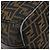 Borsa a mano Vanity FENDI Zucca Canvas Marrone Tono Oro Auth 199059 - vista 16