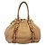 Borsa a mano PRADA in pelle 2way Beige Oro Auth 199056 D'oro - vista 13