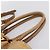 Borsa a mano PRADA in pelle 2way Beige Oro Auth 199056 D'oro - vista 14