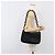 Borsa a tracolla con catena PRADA in pelle nera argento Auth ep15821A Nero - vista 24