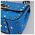 Borsa a tracolla VALENTINO Micro Rockstud Chain in pelle 2way Blu Auth 198466V Argento - vista 11