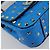 Borsa a tracolla VALENTINO Micro Rockstud Chain in pelle 2way Blu Auth 198466V Argento - vista 15