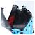 Borsa a tracolla VALENTINO Micro Rockstud Chain in pelle 2way Blu Auth 198466V Argento - vista 21