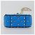 Borsa a tracolla VALENTINO Micro Rockstud Chain in pelle 2way Blu Auth 198466V Argento - vista 5