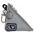 LOUIS VUITTON Monogram satellite Porte Cles Charm Silver MP2217 LV Auth 196994A Plata - vista 13
