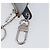 LOUIS VUITTON Monogram satellite Porte Cles Charm Silver MP2217 LV Auth 196994A Plata - vista 18