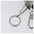 LOUIS VUITTON Monogram satellite Porte Cles Charm Silver MP2217 LV Auth 196994A Plata - vista 8