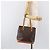 Céline Borsa a mano CELINE Macadam PVC Pelle Marrone Tono Oro Auth ep15786 - vista 23